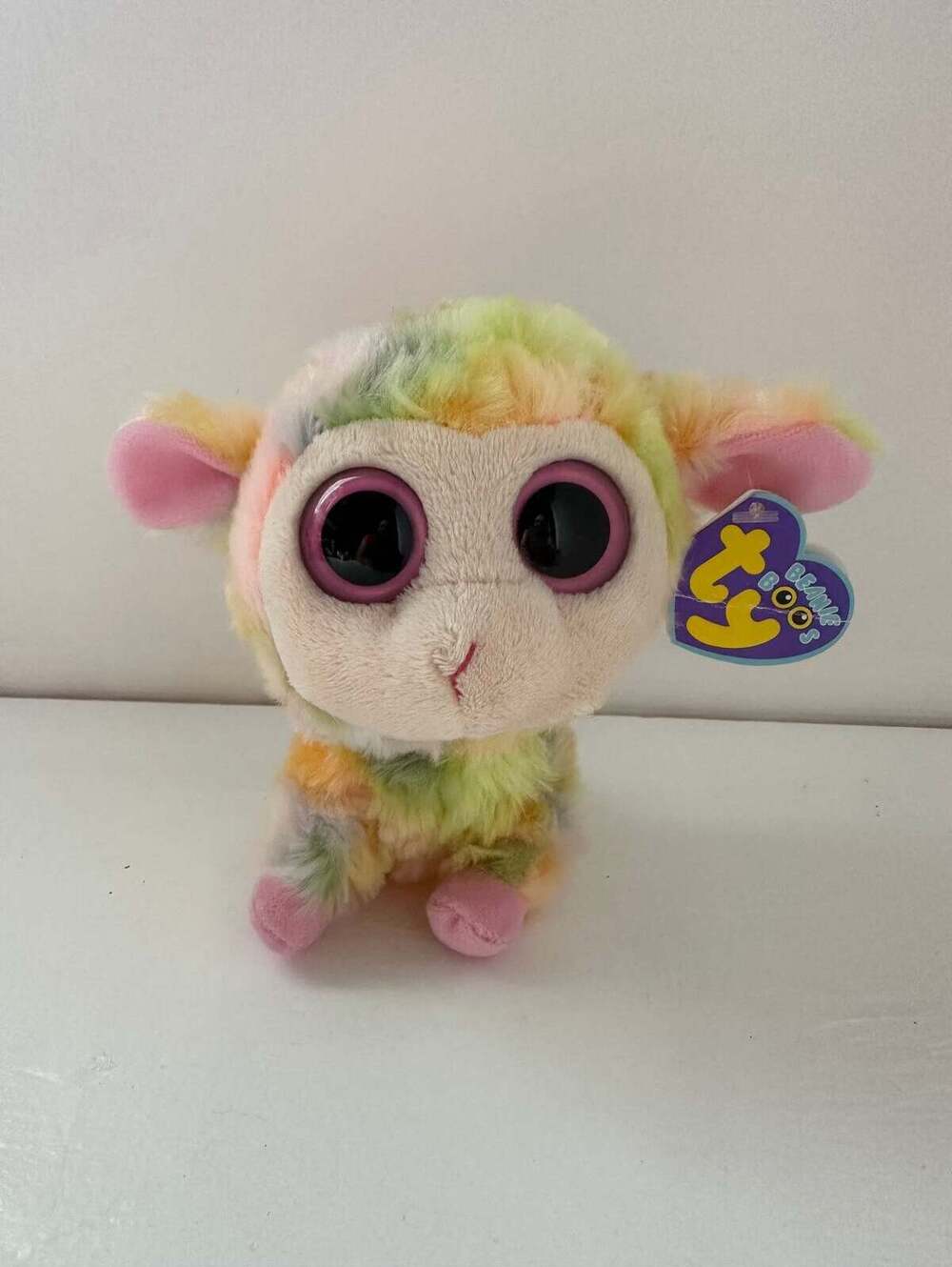 Ty Beanie Boo “Blossom” the Lamb - Purple Tag (6 inch)